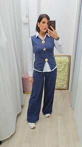 COORDINATO SPILLE JEANS  ART.3189